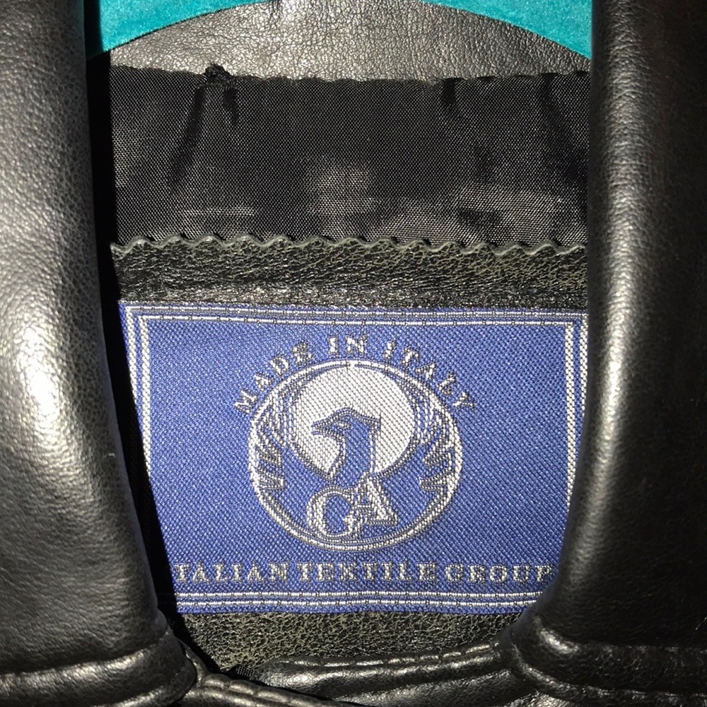 Made in Italy Italian Textile Group leather jacket